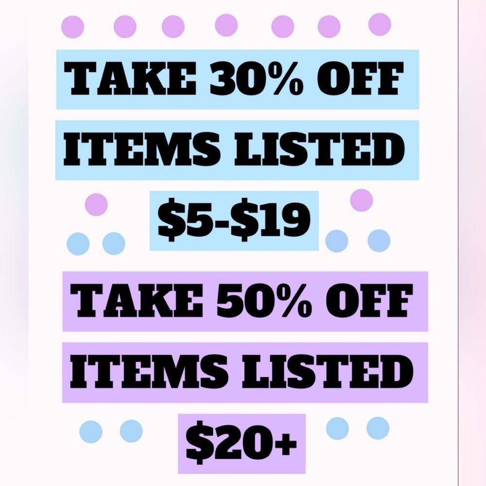 Promotional Discount Sign